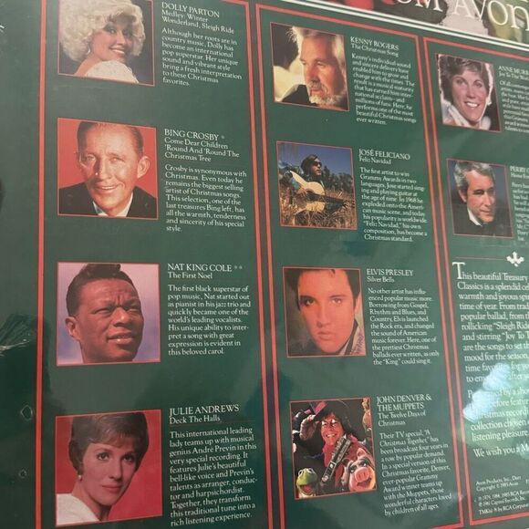 1985 A CHRISTMAS TREASURY OF CLASSICS FROM AVON RCA DPL1-0716 - New / Sealed - Picture 3 of 6